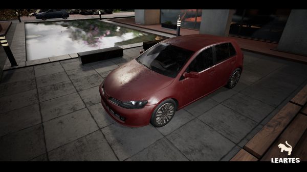 HatchBack Car Driveable Animated Realistic