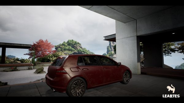 HatchBack Car Driveable Animated Realistic