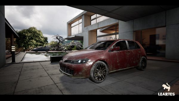 HatchBack Car Driveable Animated Realistic