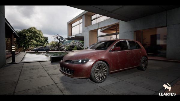 HatchBack Car Driveable Animated Realistic