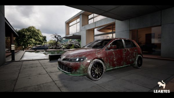 HatchBack Car Driveable Animated Realistic