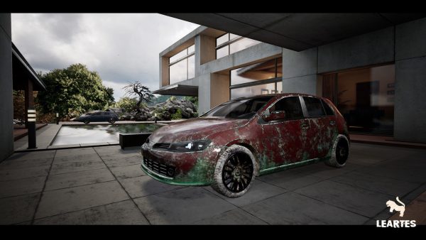 HatchBack Car Driveable Animated Realistic