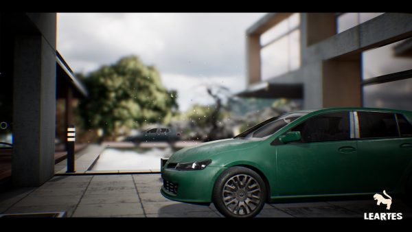 HatchBack Car Driveable Animated Realistic