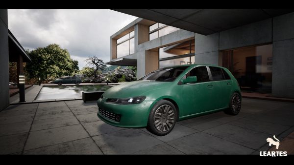 HatchBack Car Driveable Animated Realistic