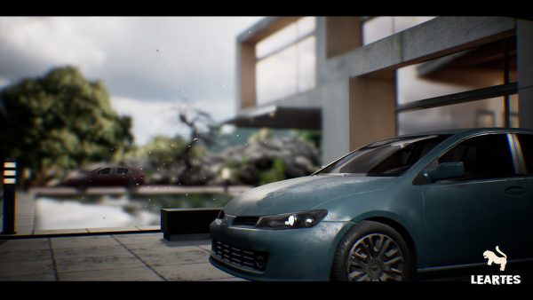 HatchBack Car Driveable Animated Realistic