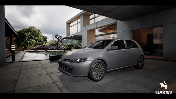 HatchBack Car Driveable Animated Realistic