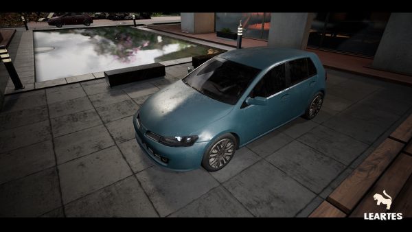 HatchBack Car Driveable Animated Realistic