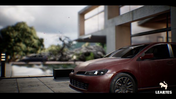 HatchBack Car Driveable Animated Realistic