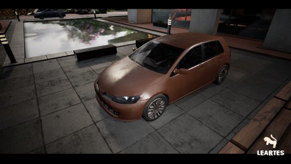 HatchBack Car Driveable Animated Realistic