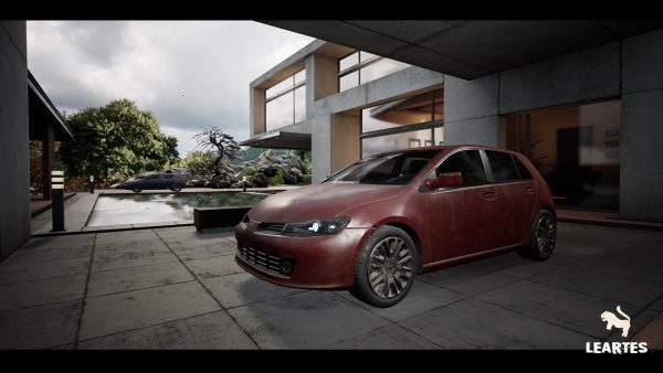 HatchBack Car Driveable Animated Realistic