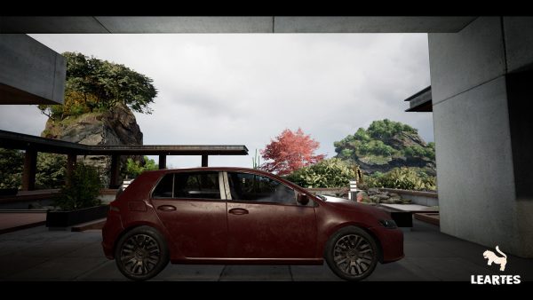 HatchBack Car Driveable Animated Realistic