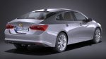 HQlowpoly Chevrolet Malibu 2017