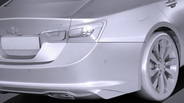 HQlowpoly Chevrolet Malibu 2017