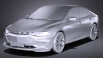 HQlowpoly Chevrolet Malibu 2017