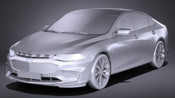 HQlowpoly Chevrolet Malibu 2017