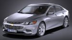 HQlowpoly Chevrolet Malibu 2017