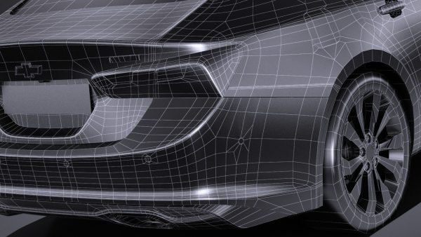 HQlowpoly Chevrolet Malibu 2017