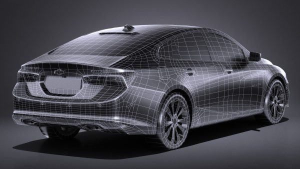 HQlowpoly Chevrolet Malibu 2017