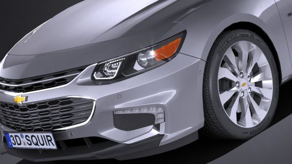 HQlowpoly Chevrolet Malibu 2017