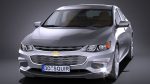 HQlowpoly Chevrolet Malibu 2017