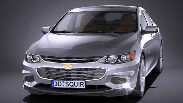 HQlowpoly Chevrolet Malibu 2017