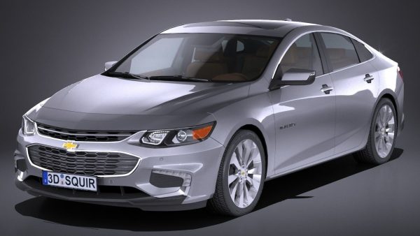 HQlowpoly Chevrolet Malibu 2017