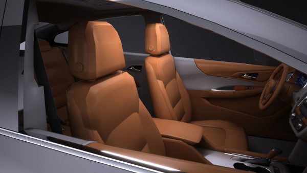 HQlowpoly Chevrolet Malibu 2017