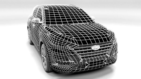 HYUNDAI TUCSON 2019 LOWPOLY