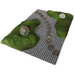 Lowpoly Japanese Rock - Zen - Garden 02