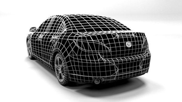 MAZDA 6 4DOOR 2009 LOWPOLY