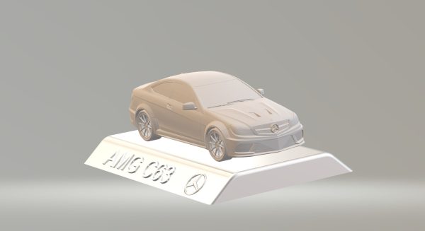 MERCEDES BENZ AMG C63 CAR 3D PRINTING STL FILE