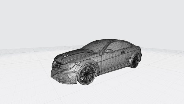 MERCEDES BENZ AMG C63 CAR 3D PRINTING STL FILE
