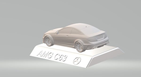 MERCEDES BENZ AMG C63 CAR 3D PRINTING STL FILE