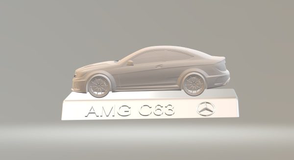 MERCEDES BENZ AMG C63 CAR 3D PRINTING STL FILE