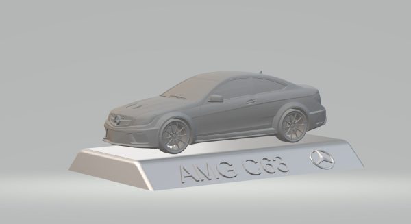 MERCEDES BENZ AMG C63 CAR 3D PRINTING STL FILE