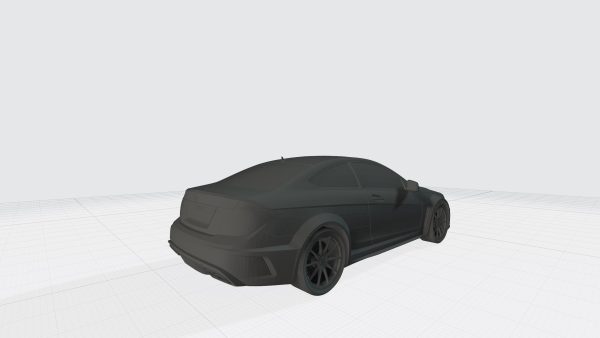 MERCEDES BENZ AMG C63 CAR 3D PRINTING STL FILE