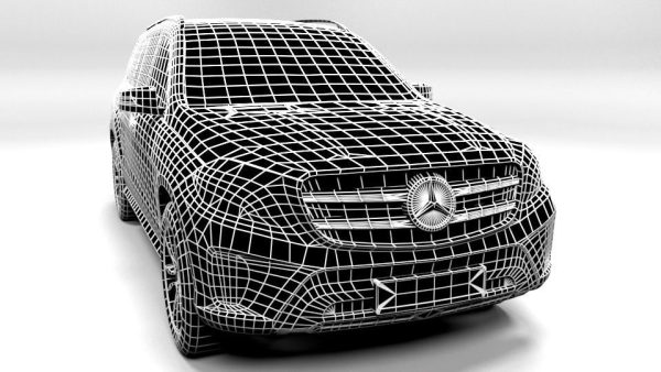MERCEDES GLS 2016 LOWPOLY