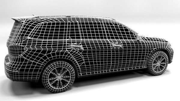 MERCEDES GLS 2016 LOWPOLY