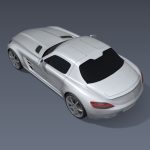 Mercedes SLS AMG 2011 sports car