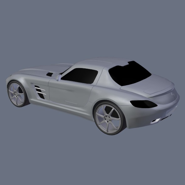 Mercedes SLS AMG 2011 sports car