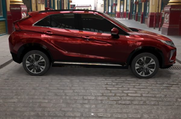 mitsubishi eclipse cross red