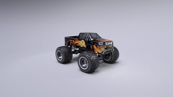 Monster Truck Full Rig Unity and Unreal Engine 4
