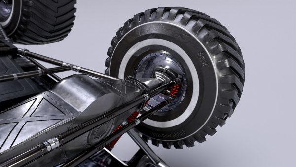Monster Truck Full Rig Unity and Unreal Engine 4