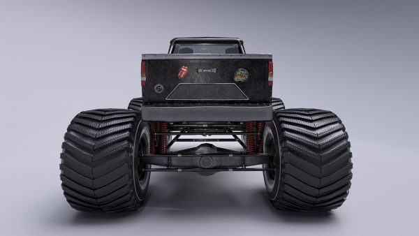 Monster Truck Full Rig Unity and Unreal Engine 4