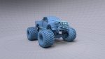 Monster Truck Full Rig Unity and Unreal Engine 4