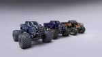 Monster Truck Full Rig Unity and Unreal Engine 4