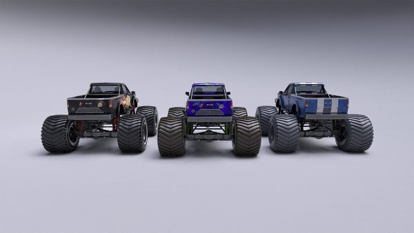Monster Truck Full Rig Unity and Unreal Engine 4