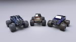 Monster Truck Full Rig Unity and Unreal Engine 4