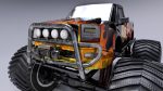 Monster Truck Full Rig Unity and Unreal Engine 4