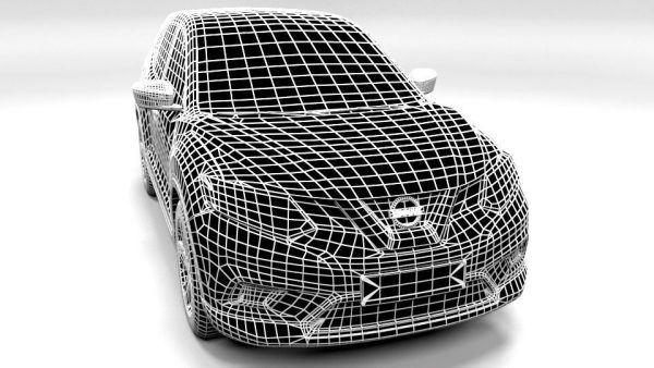 NISSAN X-TRAIL 2015 LOWPOLY